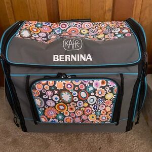 Kaffe Gray and Multicolor Storage Bag